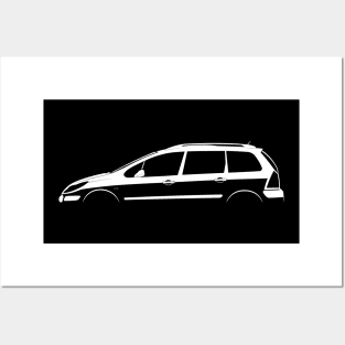 Peugeot 307 SW Silhouette Posters and Art